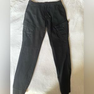 Large Black joggers